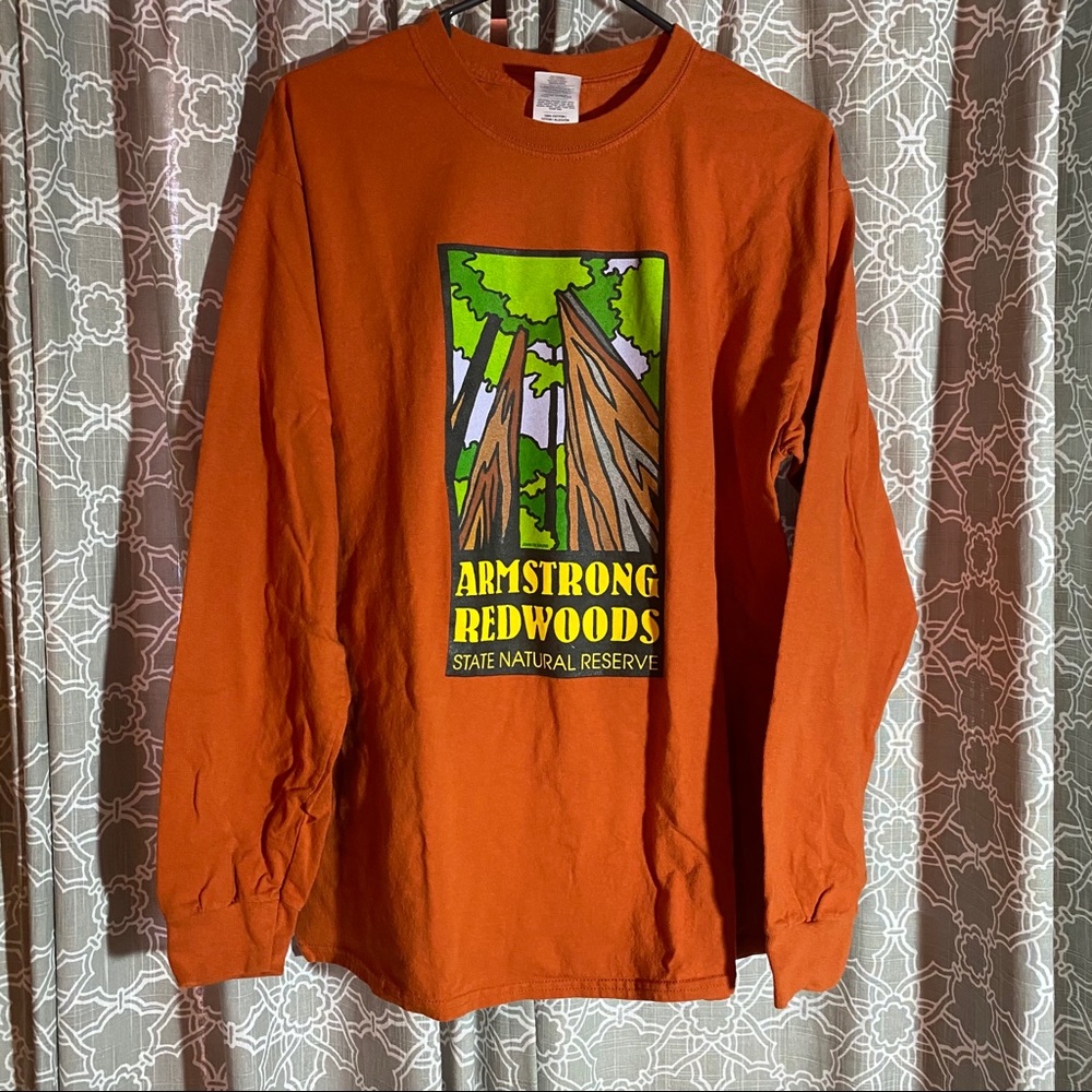 vintage red woods tee
